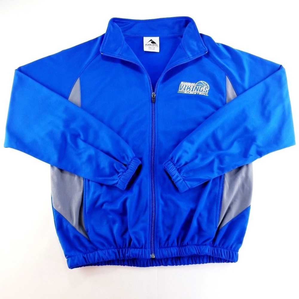 Miamisburg Vikings Full Zip Track Jacket Sz Medium